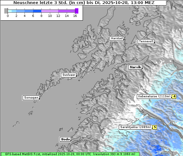 Neuschnee, 28. 10. 2025