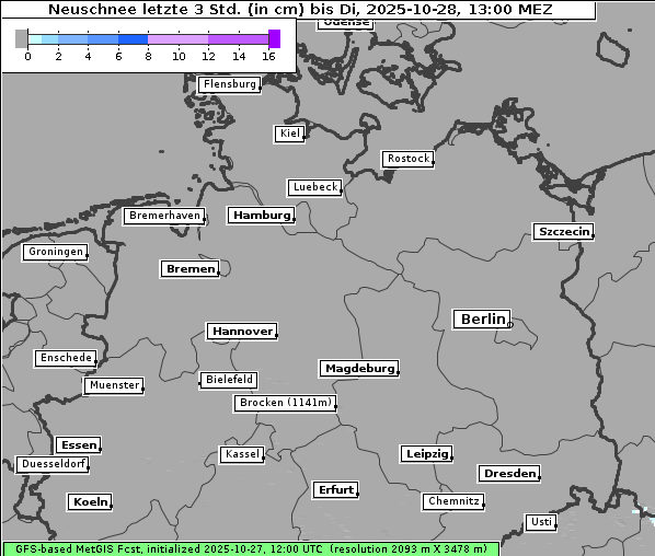 Neuschnee, 28. 10. 2025