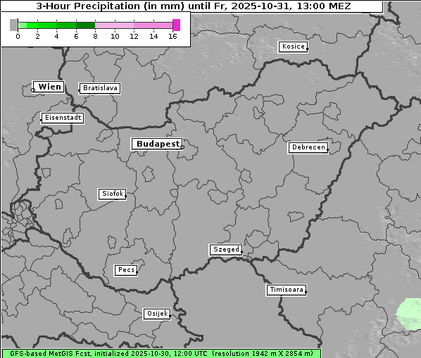 Niederschlag, 31. 10. 2025