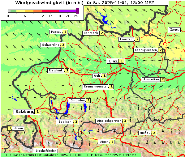 Wind, 1. 11. 2025