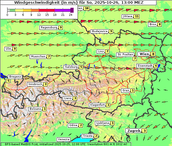 Wind, 26. 10. 2025
