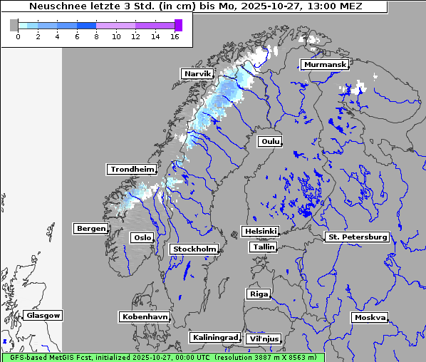 Neuschnee, 27. 10. 2025