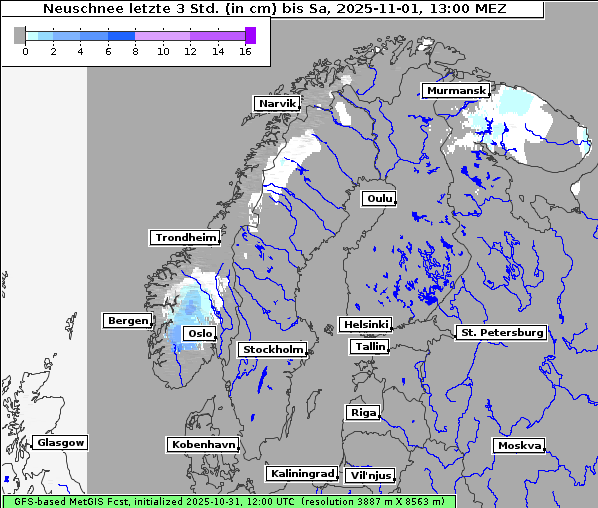 Neuschnee, 1. 11. 2025