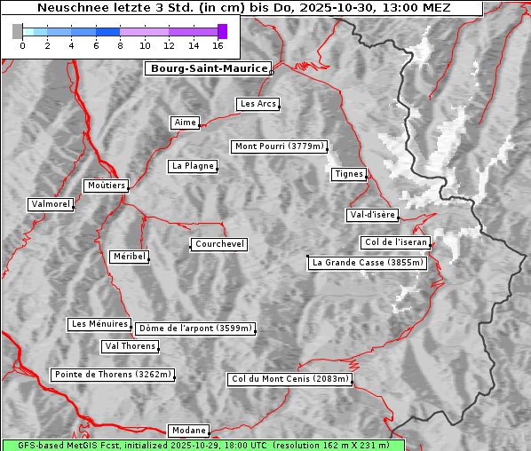 Neuschnee, 30. 10. 2025