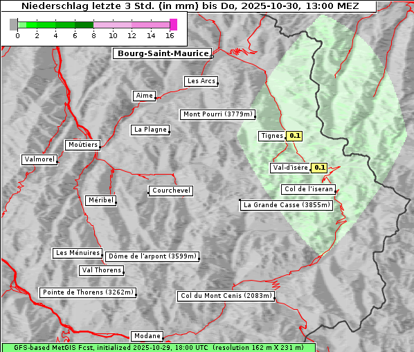 Niederschlag, 30. 10. 2025