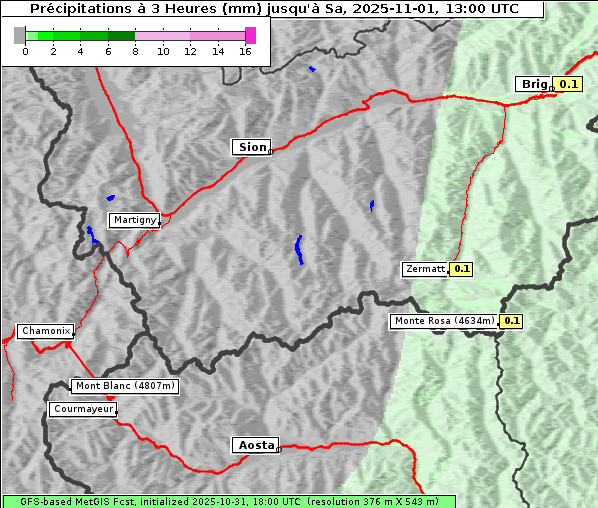Niederschlag, 1. 11. 2025
