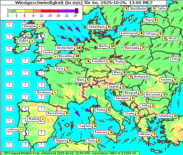 Wind, 26. 10. 2025
