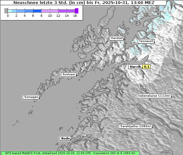 Neuschnee, 31. 10. 2025