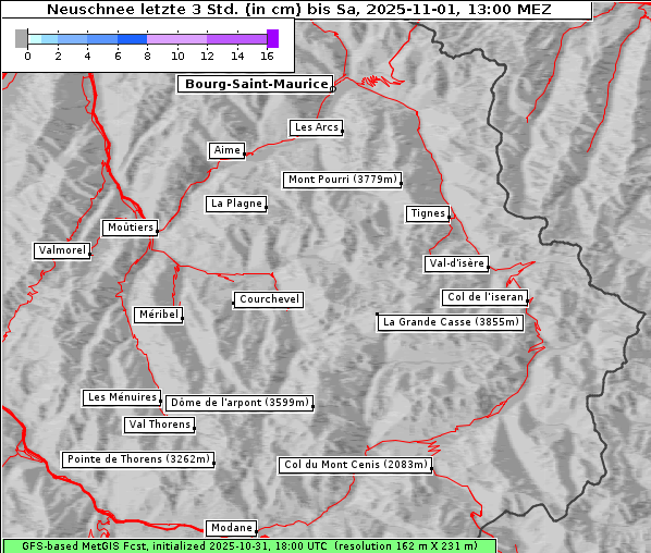 Neuschnee, 1. 11. 2025
