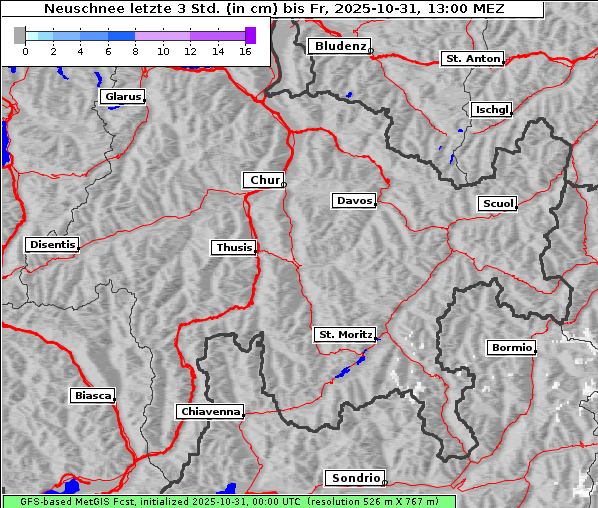 Neuschnee, 31. 10. 2025