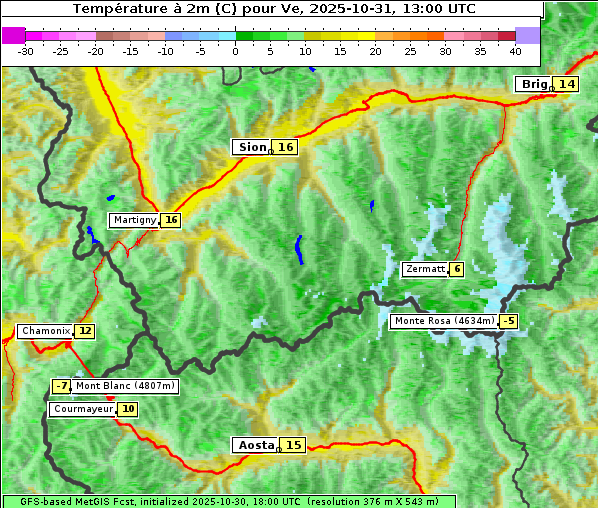 Temperatur, 31. 10. 2025