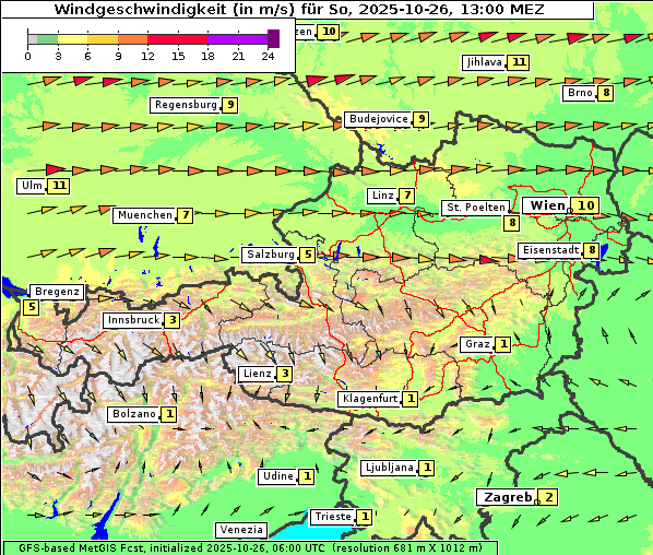 Wind, 26. 10. 2025