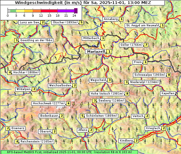 Wind, 1. 11. 2025