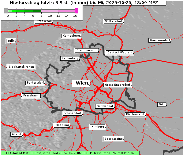Niederschlag, 29. 10. 2025